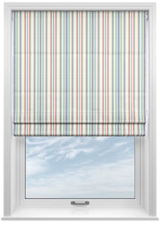 The British Stripe Co. Elizabeth, Brighton No.1 - Roman Blind